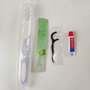 Dùng một lần khách sạn tiện nghi nha khoa Kit khách sạn bàn chải đánh răng với kem đánh răng - Product Image 4