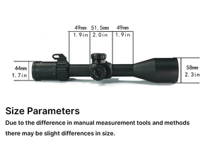 Lunette de visée BANGBANG 5-25X50 SFIR FFP, tube de 30 mm, lunette de chasse longue portée, optique résistante aux chocs pour les sports de plein air - Product Image 4
