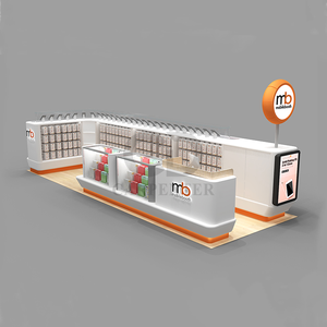 Tùy chỉnh phong cách mới điện thoại di động kiosk thiết kế và phụ kiện hiển thị truy cập điện thoại di động Trường hợp tủ - Product Image 2