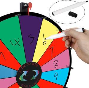 Spinning Prize Wheel Tabletop Color 14 Slots Spinning Wheel Editable Carnival Fortune <span class=keywords><strong>Spin</strong></span> to Win <span class=keywords><strong>Casino</strong></span> Trade Show - Product Image 2
