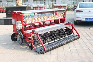 Plantador de trigo portátil <span class=keywords><strong>para</strong></span> agricultura, máquina de siembra de maíz de 14 filas, taladro, siembra y fertilizante - Product Image 2