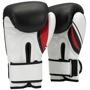 ถุงมือฝึกซ้อม MMA หนัง PU แบบครึ่งนิ้ว สำหรับผู้ใหญ่ สำหรับมวยไทย คิกบ็อกซิ่ง และอุปกรณ์ศิลปะการต่อสู้แบบกราปลิง - Product Image 1