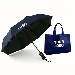Portable <b>Umbrella</b> Logo Custom Wholesale Promotional Folding Mini <b>Windproof</b> UPF50+ Business Gift Personalized with Printing - Product Image 1