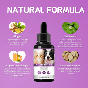 犬用酵母感染液猫用健康補助食品免疫サポートペット用酵母感染液滴 - Product Image 2