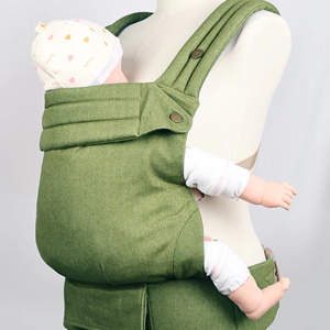 Elegant Green <strong>Baby</strong> <strong>Carrier</strong> Lightweight Comfortable Design for Everyday Outings - Product Image 1