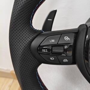 Volant <span class=keywords><strong>sport</strong></span> noir personnalisé <span class=keywords><strong>M</strong></span> pour <span class=keywords><strong>BMW</strong></span> F10 F18 F11 F20 F92 M6 M3 M4 M5 E81 - Product Image 5