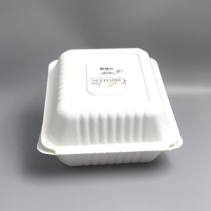 Envase Desechable para Alimentos de Fibra de <span class=keywords><strong>Bagazo</strong></span> de 1400 ml, 9x9 Pulgadas - Product Image 3