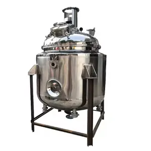 Vente directe d'usine agitateur sanitaire en acier inoxydable personnalisé pour lait yaourt vin bière fermentation réservoir de carburant d'huile liquide