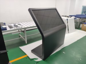 L hình dạng LCD màn hình cảm ứng cho quảng cáo thông tin kiosk wayfinding Navigation kỹ thuật số biển cho sân bay đường sắt trạm - Product Image 3