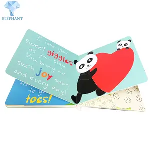 Professional Custom Hot Sale Full Color Printing Fancy Children Baby Hardcover Board Book