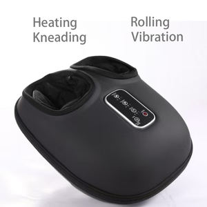 Портативный электрический массажер для ног и ступней с глубоким прогревом и компрессионной терапией для улучшения кровообращения - Product Image 2