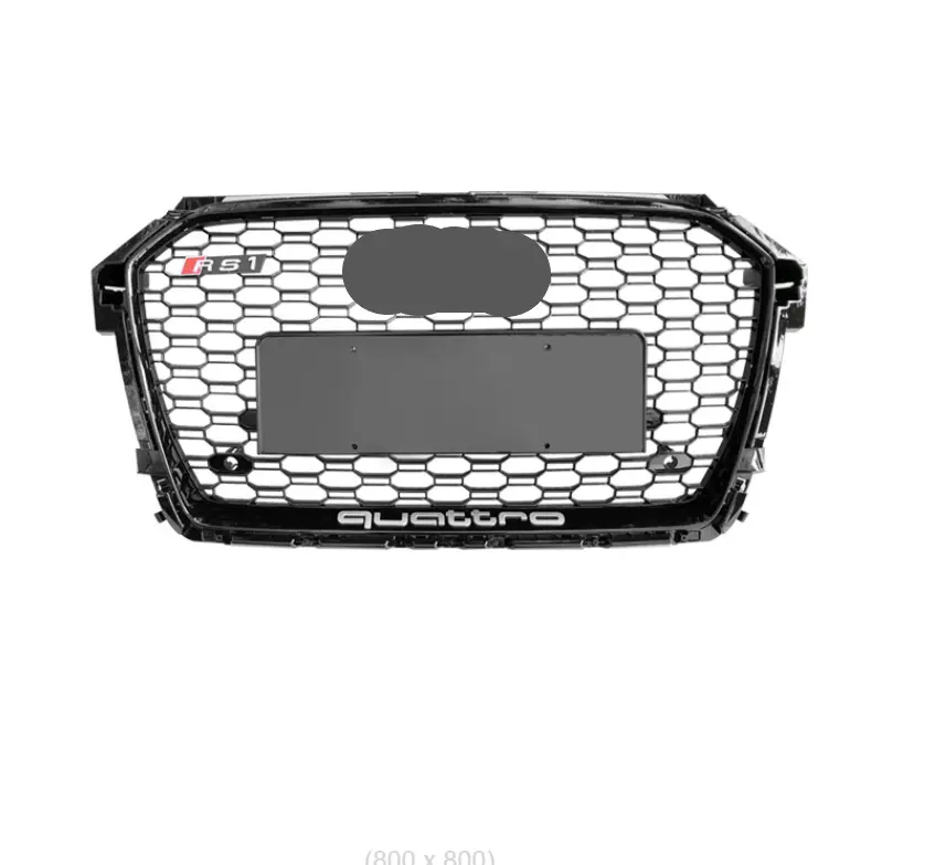 Автомобильные детали, Решетка переднего бампера для Audi A1 2015-2018, усовершенствованная решетка радиатора в стиле Audi RS1