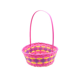 New Hot Sale woven holiday easter basket bamboo gift basket flowers and christmas empty gift hamper basket