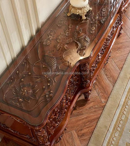 Design classico di lusso salotto <span class=keywords><strong>Tv</strong></span> stand in legno puro intagliato a mano <span class=keywords><strong>Tv</strong></span> stand di alta qualità europeo <span class=keywords><strong>tv</strong></span> tavolo - Product Image 4