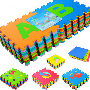 2025 36 pièces/paquet <span class=keywords><strong>Alphabet</strong></span> ABC <span class=keywords><strong>tapis</strong></span> EVA <span class=keywords><strong>mousse</strong></span> anti-dérapant <span class=keywords><strong>mousse</strong></span> Puzzle sol <span class=keywords><strong>tapis</strong></span> de jeu - Product Image 1