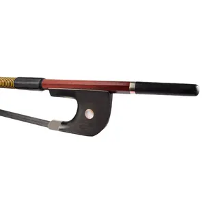 Archet de contrebasse 4/4-1/10 Archets de <span class=keywords><strong>famille</strong></span> de <span class=keywords><strong>violon</strong></span> en bois de Brésil Aroc Popularize Well Balance Bass Fiddle Accessories - Product Image 1