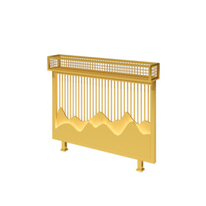 Customized Wrought <b>Iron</b> Partition Screens For Restaurants Cafes Bars Commercial Residential Use New Chinese Style Durable - Product Image 3