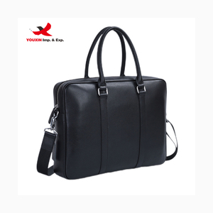 Maletín de Cuero Duradero para Portátil, Bolso de Mano con Correa para Hombro, Maletín de Cuero Genuino para Hombre - Product Image 1