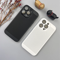 Coque Rigide Ultra-Fine à Dissipation Thermique pour iPhone 17 Pro Max 16 15 14 12 11 13 XR XS 7 Plus avec Protection d'Objectif et Grille Respirante