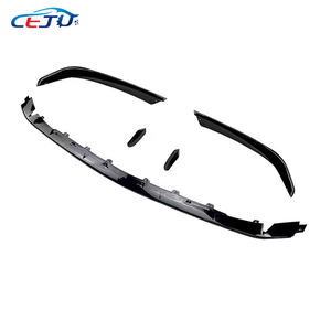 Kit de coche ABS negro brillante, alerón de parachoques delantero, divisores laterales de labio de barbilla, Canards para Mercedes Benz a Class W177 A45 S <span class=keywords><strong>AMG</strong></span> 2019-2025 - Product Image 5