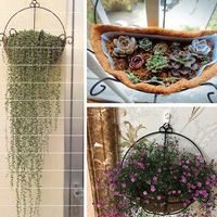 Panier suspendu de jardin de grande taille sur mesure, pot rond en fibre de coco pour plantes suspendues, pour la décoration