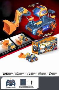 1:18 kök DIY montaj <span class=keywords><strong>RC</strong></span> oyuncak arabalar elektrikli araba oyuncak çocuklar için uzaktan kumanda ile mobil makine dükkanı kamyon inşaat - Product Image 2