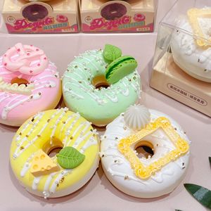 Cute Croissant and Burger Food Simulation <b>Toys</b> Soft Sensory Fidget for Stress Relief and Creative <b>Desk</b> Aesthetic Display - Product Image 3