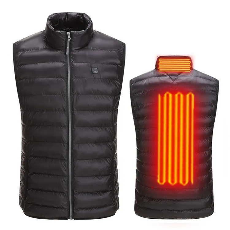 Outdoor Heated Vest Heating Waistcoat Thermal Warm Cloth Winter Jacket Heated Vest Unisex