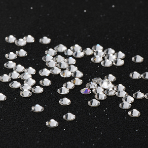1.5-10mm Flatback Rond Colle Cristal <span class=keywords><strong>Strass</strong></span> Brillant Gemmes Lâches pour Vêtements Chaussures Verre <span class=keywords><strong>Strass</strong></span> <span class=keywords><strong>Strass</strong></span> Accessoire - Product Image 2