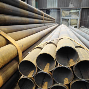 Tube en acier au carbone soudé ERW A53 GR.B 20-325 mm <span class=keywords><strong>de</strong></span> diamètre extérieur, laminé à chaud, certifié ISO 9001, longueurs personnalisées pour l'ingénierie mécanique - Product Image 1