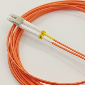 MM DX Fiber <strong>Cable</strong> 2mm LC Fiber Connector 62.5/125 OM1 Multimode Duplex Fiber Optic Patch Cord LC/UPC <strong>to</strong> LC/UPC Jumper - Product Image 4