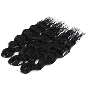 Extensiones de Cabello Sintético al por Mayor, Resistentes a Altas Temperaturas, Trenzas Profundas, Trenzas Rizadas de Ganchillo, Cabello Sintético - Product Image 2