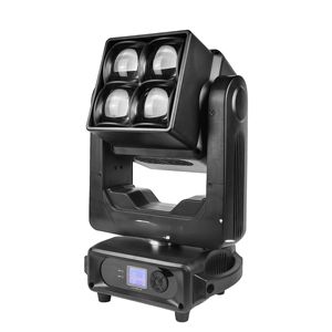 4 Piezas de Luces Móviles de Cabeza con Zoom de 60W LED, Doble Haz, Estroboscópicas, para Fiestas, Escenarios, Bodas, Clubes, Eventos, Conciertos - Product Image 6