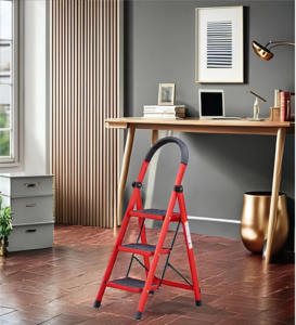 Fabriek Groothandel Huishoudelijke Telescopische Ladders Verdikte Vouwstap Drie Vier Vijf Zes Stappen Ijzeren Ladder - Product Image 3