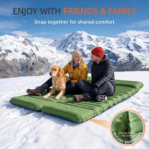 Widesea Camping Inflatable Mattress In Tent Folding Camp Bed Sleeping Pad Picnic Blanket Travel Air <b>Mat</b> Camping Equipment - Product Image 5
