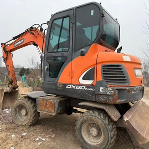 Excavadora Usada Doosan Naranja, Equipo de Construcción con Cucharón de Excavación - Product Image 2