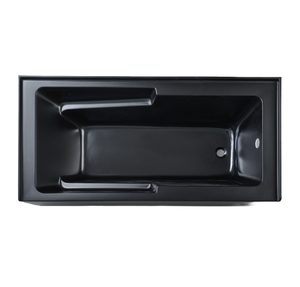 <span class=keywords><strong>Baignoire</strong></span> autoportante à design moderne pour l'Amérique du Nord et le Canada en alcôve <span class=keywords><strong>Tablier</strong></span> rectangulaire <span class=keywords><strong>noir</strong></span> avec jupe avant pour hôtels - Product Image 2