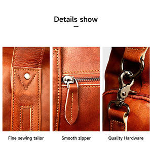 2025 новый продукт дорожная сумка с логотипом под заказ дорожная сумка мужская кожаная сумка для мужчин - Product Image 4