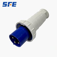 Prise industrielle mâle 3 broches SF-033 63A IP67, connecteur d'alimentation haute intensité robuste pour équipement industriel