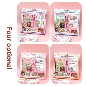 Novedades Venta final Muzili Hand Account Starter Set Kawai Color Cute Gift Journaling Stickers Set para <span class=keywords><strong>adolescentes</strong></span> - Product Image 2