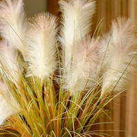 Buket tanaman bunga palsu Pampas Grass panjang dekorasi rumput Pampas ekstra buatan