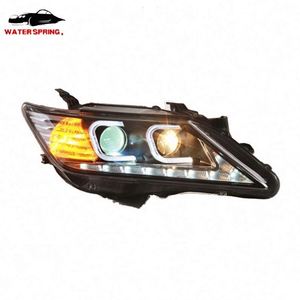Hot bán tự động ánh sáng nâng cấp LED Head ánh sáng đèn DRL phía trước chiếu <span class=keywords><strong>Xenon</strong></span> đèn pha cho TOYOTA cho Camry 7th 2012-2014 - Product Image 1
