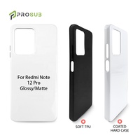 Prosub pour Redmi Note 11 12 Pro coque de téléphone à sublimation vierge enduite 3D