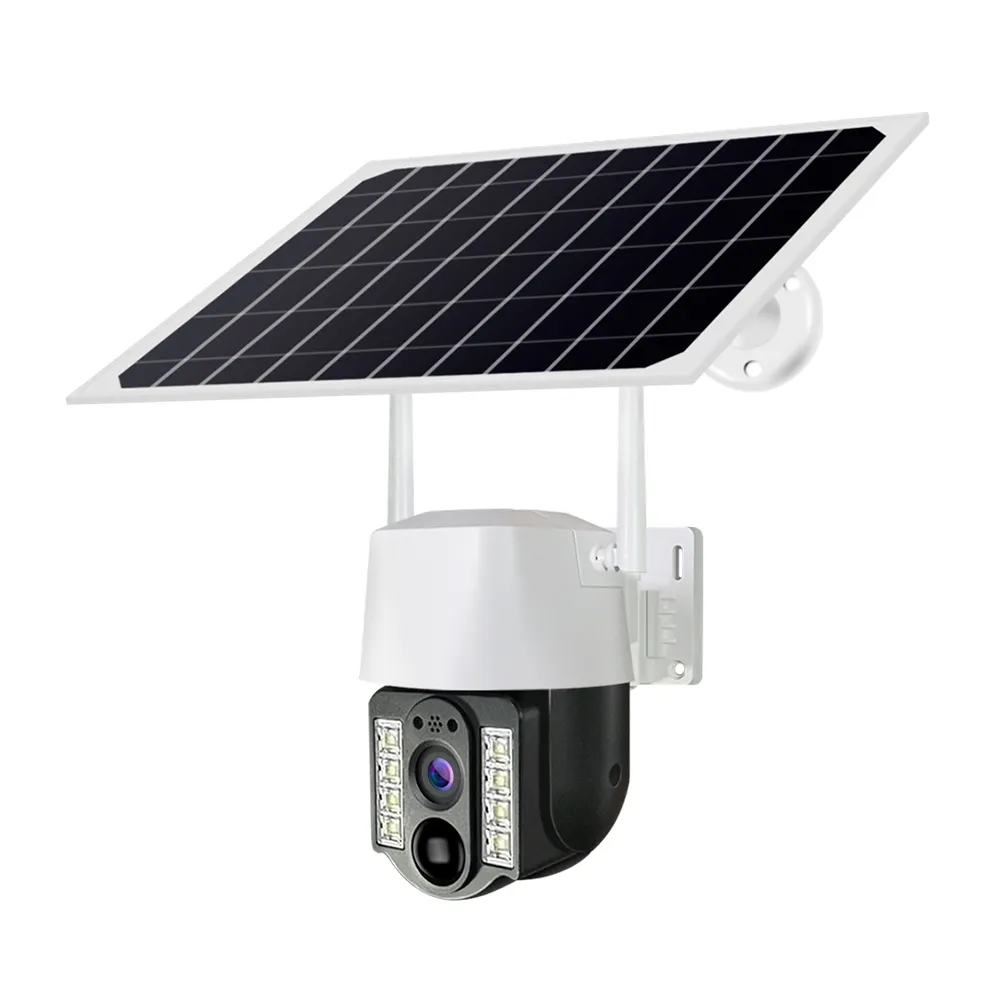 V380pro App 5MP năng lượng mặt trời cctv wifi thông minh Hệ thống camera Home ngoài trời Pin Điện an ninh máy ảnh
