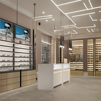 Présentoir Mural Durable et Écologique en Métal pour Lunettes – Design Moderne pour Magasin d'Optique