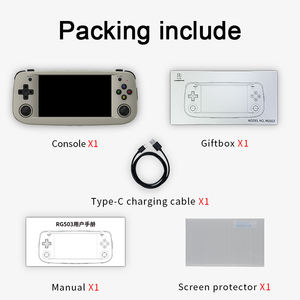 Pantalla de 4,95 pulgadas <span class=keywords><strong>RG503</strong></span> Reproductor de juegos portátil Juegos clásicos 5G Consola de juegos WiFi - Product Image 4