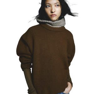 Pull-over décontracté 100% cachemire anti-rétrécissement pour unisexe, sur mesure, 300g, tricot de haute qualité uni - Product Image 4