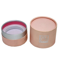 Brillant à lèvres personnalisé bougie vin parfum fleur rose bijoux thé cosmétique cylindre papier carton rond emballage Tube boîte