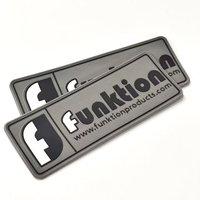 HP-Venta caliente PVC parche Logo de goma en relieve parches de diseño personalizado para sombreros y gorras de béisbol sombreros promocionales