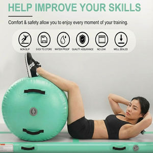 <span class=keywords><strong>Tapis</strong></span> de gymnastique <span class=keywords><strong>gonflable</strong></span> sur mesure OEM 3m <span class=keywords><strong>4m</strong></span> 5m 6m en PVC Drop Stitch 1,2 mm pour entraînement de gymnastique, tumbling et cheerleading - Product Image 3